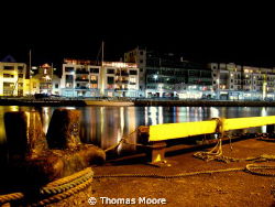 Galway Harbour at Night by Thomas Moore 